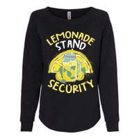 Summer Fun Lemonade Stand Security Boss Lemonade Crew Womens California Wash Sweatshirt