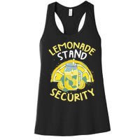 Summer Fun Lemonade Stand Security Boss Lemonade Crew Women's Racerback Tank