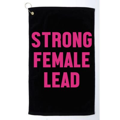 Strong Female Lead Gift Golf Towel