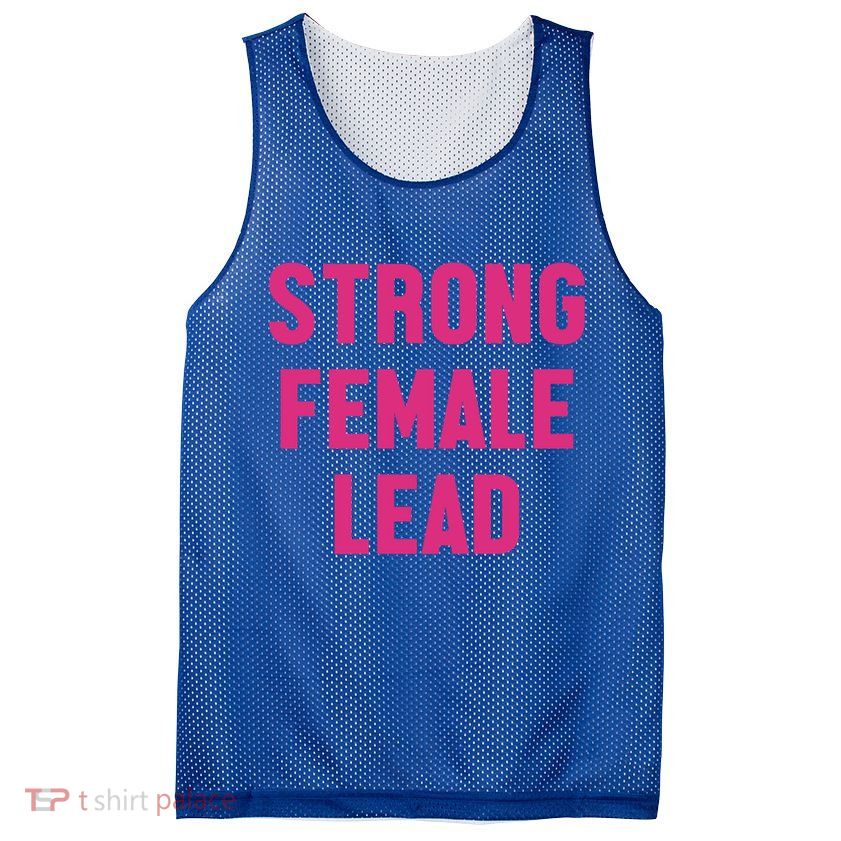 Strong Female Lead Gift Mesh Reversible Basketball Jersey Tank