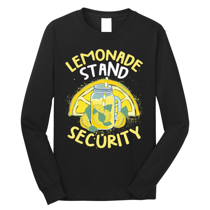 Summer Fun Lemonade Stand Security Boss Lemonade Long Sleeve Shirt