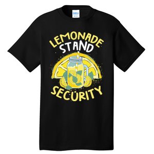 Summer Fun Lemonade Stand Security Boss Lemonade Tall T-Shirt