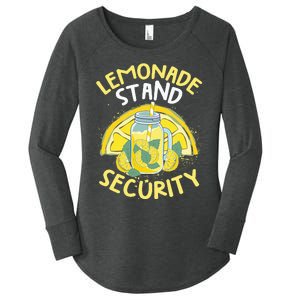 Summer Fun Lemonade Stand Security Boss Lemonade Women's Perfect Tri Tunic Long Sleeve Shirt