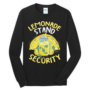 Summer Fun Lemonade Stand Security Boss Lemonade Tall Long Sleeve T-Shirt