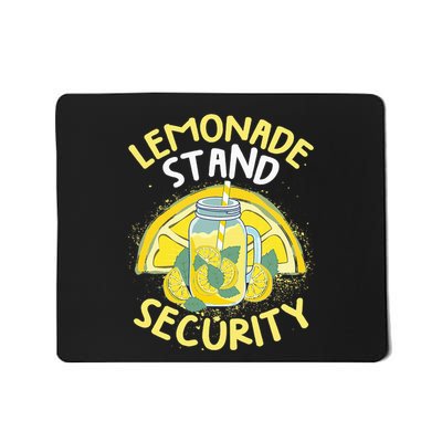 Summer Fun Lemonade Stand Security Boss Lemonade Mousepad