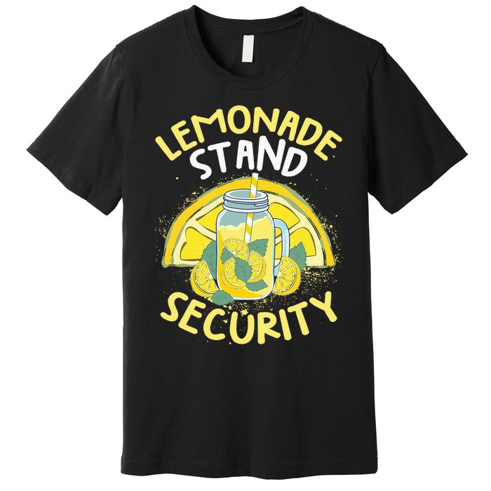 Summer Fun Lemonade Stand Security Boss Lemonade Premium T-Shirt