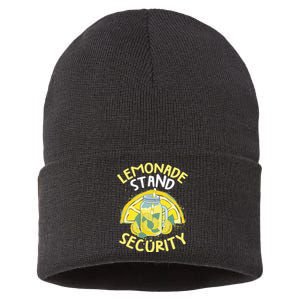 Summer Fun Lemonade Stand Security Boss Lemonade Sustainable Knit Beanie