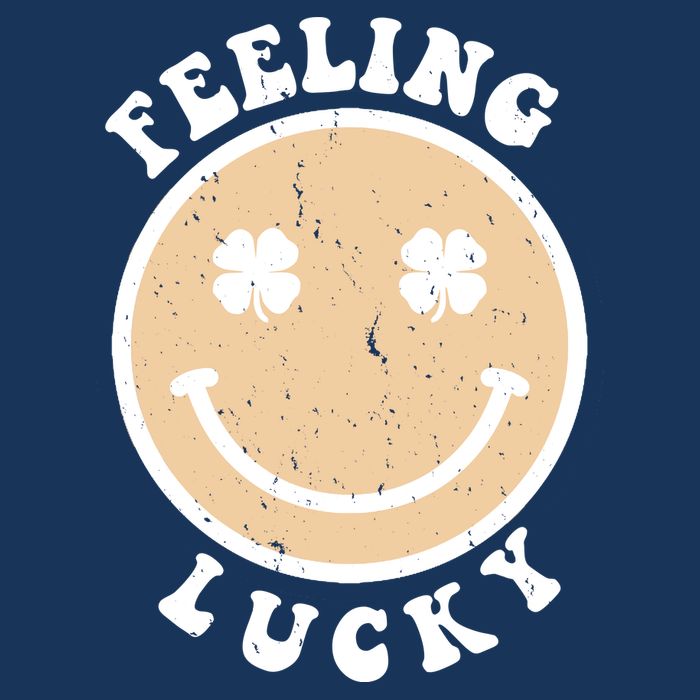 Shamrock Feeling Lucky Retro Smiley Infant Baby Jersey Bodysuit