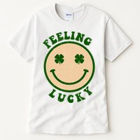 Shamrock Feeling Lucky Retro Smiley Tall T-Shirt