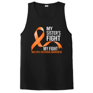 Sister's Fight My Fight Multiple Sclerosis Ms Warrior Gift PosiCharge Competitor Tank