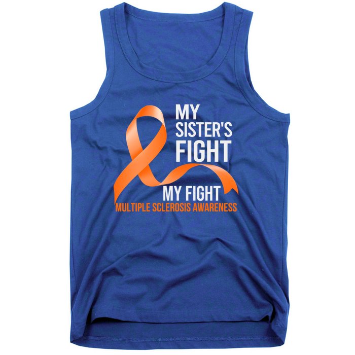 Sister's Fight My Fight Multiple Sclerosis Ms Warrior Gift Tank Top