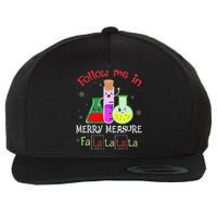 Science Follow Me In Merry Measure Fa La La La La Christmas  Wool Snapback Cap