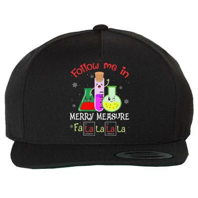 Science Follow Me In Merry Measure Fa La La La La Christmas  Wool Snapback Cap