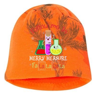 Science Follow Me In Merry Measure Fa La La La La Christmas  Kati - Camo Knit Beanie