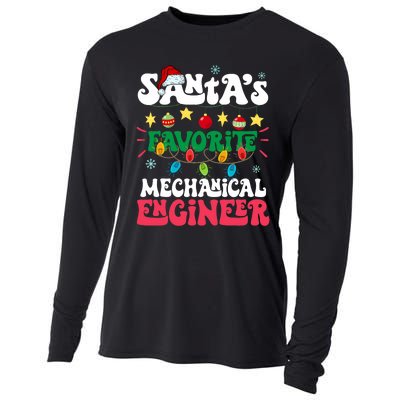 SantaS Favorite Mechanical Engineer Santa Hat Light Xmas Cooling Performance Long Sleeve Crew