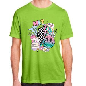 Smile Face Mlt Medical Laboratory Technician Stethoscope Adult ChromaSoft Performance T-Shirt