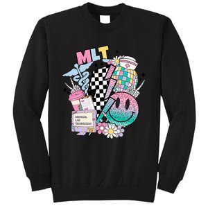 Smile Face Mlt Medical Laboratory Technician Stethoscope Sweatshirt