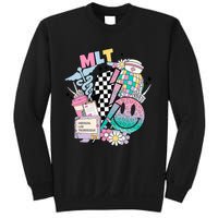 Smile Face Mlt Medical Laboratory Technician Stethoscope Sweatshirt