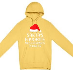 SantaS Favorite Mechatronics Engineer Matching Family Xmas Gift Premium Pullover Hoodie