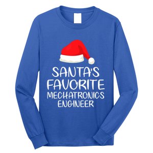 SantaS Favorite Mechatronics Engineer Matching Family Xmas Gift Long Sleeve Shirt