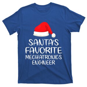 SantaS Favorite Mechatronics Engineer Matching Family Xmas Gift T-Shirt