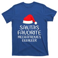 SantaS Favorite Mechatronics Engineer Matching Family Xmas Gift T-Shirt