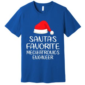 SantaS Favorite Mechatronics Engineer Matching Family Xmas Gift Premium T-Shirt