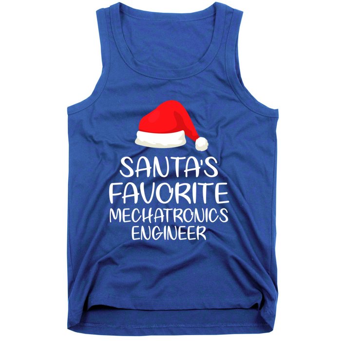 SantaS Favorite Mechatronics Engineer Matching Family Xmas Gift Tank Top