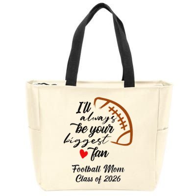Senior Football Mom Class Of 2026 Graduation Graduate Zip Tote Bag