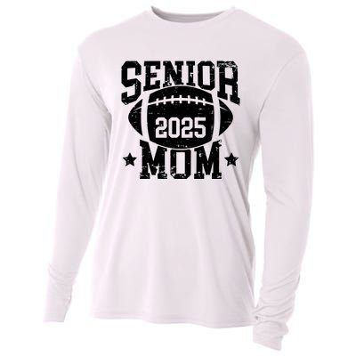 Senior Football Mom Graduation Class Of 2025 Senior 25 Cooling Performance Long Sleeve Crew