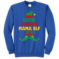 SantaS Favorite Mama Elf Christmas Matching Holiday Gift Sweatshirt