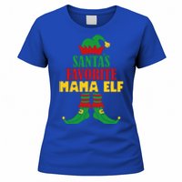 SantaS Favorite Mama Elf Christmas Matching Holiday Gift Women's T-Shirt