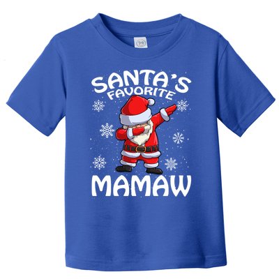 SantaS Favorite Mamaw Christmas Cute Gift Toddler T-Shirt