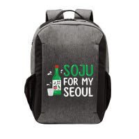 Soju For My Seoul Funny Soju Korean Liquor Drink Vector Backpack