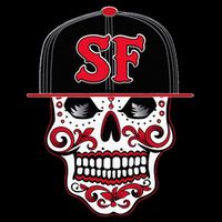 San Francisco Mexican Sugar Skull Design Bay Area Cooling Performance Crew T-Shirt