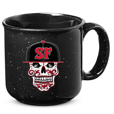 San Francisco Mexican Sugar Skull Design Bay Area 15oz Campfire Ceramic Mug