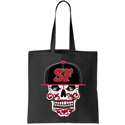 San Francisco Mexican Sugar Skull Design Bay Area Bag