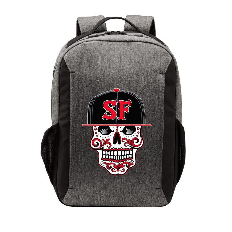 San Francisco Mexican Sugar Skull Design Bay Area Vector Backpack