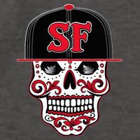 San Francisco Mexican Sugar Skull Design Bay Area Vector Backpack