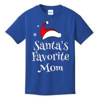 SantaS Favorite Mom Christmas Xmas Family Matching Holiday Gift Kids T-Shirt