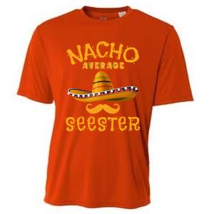 Seester Funny Mexican Sister Joke Humor Cinco De Mayo Cute Gift Cooling Performance Crew T-Shirt