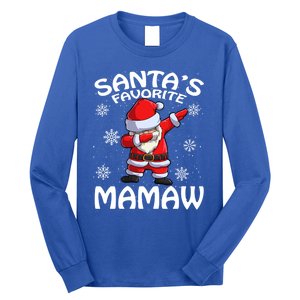 Santas Favorite Mamaw Christmas Gift Long Sleeve Shirt