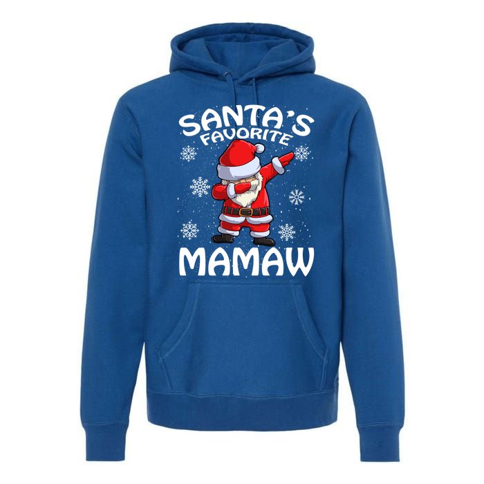 Santas Favorite Mamaw Christmas Gift Premium Hoodie