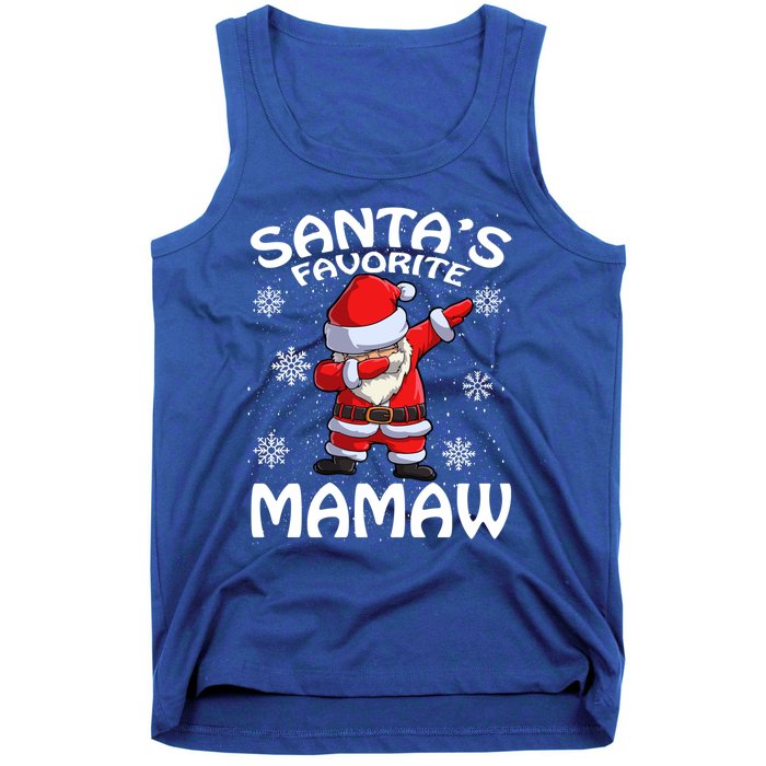 Santas Favorite Mamaw Christmas Gift Tank Top