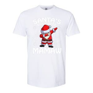 Santas Favorite Mamaw Christmas Gift Softstyle CVC T-Shirt