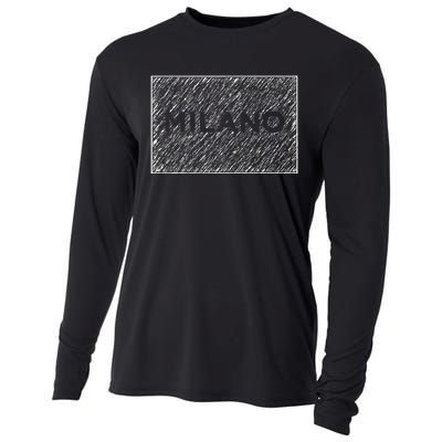 Stylish Fashion Milano Italy Cooling Performance Long Sleeve Crew