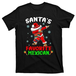 Santa's Favorite Mexican Christmas Holiday Mexico Funny T-Shirt