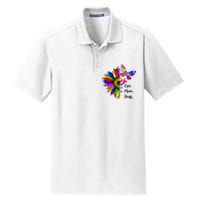 Sunflower Free Mom Hugs Butterfly Lgbt Pride Month Dry Zone Grid Polo