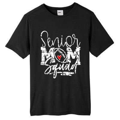 Senior Football Mom Squad Grunge Gift Tall Fusion ChromaSoft Performance T-Shirt