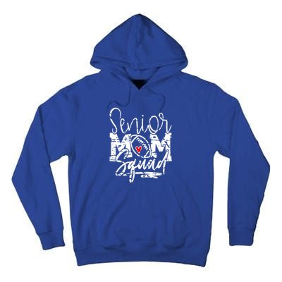 Senior Football Mom Squad Grunge Gift Tall Hoodie